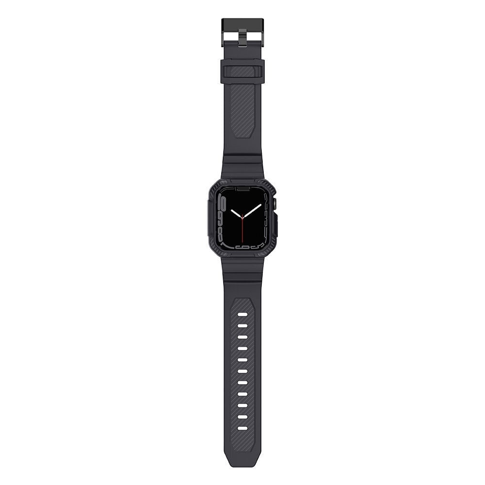 Kingxbar CYF106 2in1, Apple Watch SE, 8, 7, 6, 5, 4, 3, 2, 1 (41, 40, 38 mm), harmaa hinta ja tiedot | Älykellojen ja aktiivisuusrannekkeiden lisätarvikkeet | hobbyhall.fi