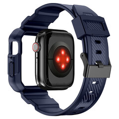 Kingxbar CYF106 2in1, Apple Watch SE, 8, 7, 6, 5, 4, 3, 2, 1 (41, 40, 38 mm), sininen hinta ja tiedot | Älykellojen ja aktiivisuusrannekkeiden lisätarvikkeet | hobbyhall.fi