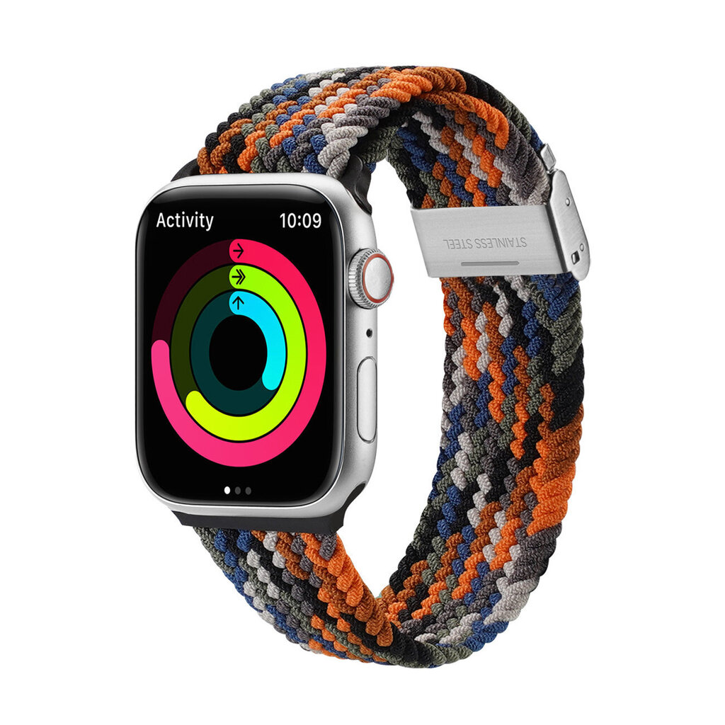 Dux Ducis, Apple Watch SE, 8, 7, 6, 5, 4, 3, 2, 1 (41, 40, 38 mm), oranssi hinta ja tiedot | Älykellojen ja aktiivisuusrannekkeiden lisätarvikkeet | hobbyhall.fi