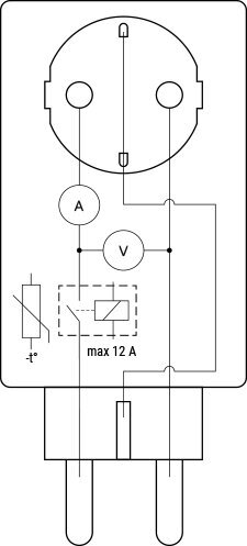 Shelly Plus Plug S 12A pistoke virrankulutuksen mittauksella hinta ja tiedot | Kytkimet ja pistorasiat | hobbyhall.fi