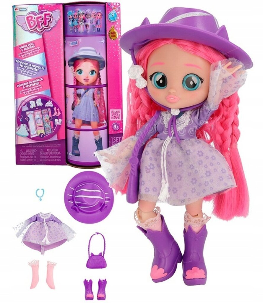 Nukke IMC Toys BFF Fashion Doll Katie 904347, 20 cm pitkä hinta ja tiedot | Tyttöjen lelut | hobbyhall.fi