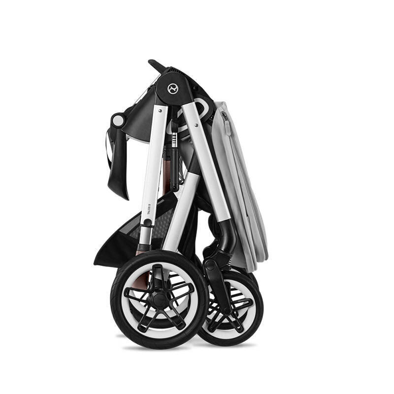 Cybex Talos S Lux -rattaat, hopea Lava Grey hinta ja tiedot | Vaunut ja rattaat | hobbyhall.fi