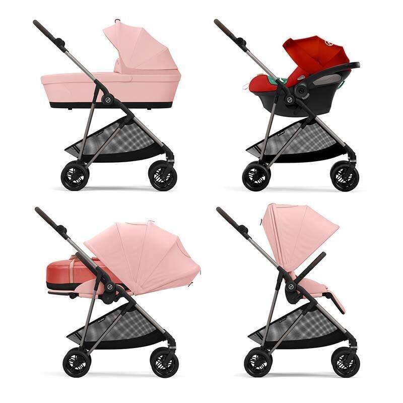 Cybex Melio -rattaat, Hibiscus Red hinta ja tiedot | Vaunut ja rattaat | hobbyhall.fi