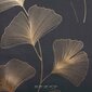 Ginkgold -pimennysverho, tummanharmaa-kultainen, 135 x 240 cm, 1 kpl hinta ja tiedot | Verhot | hobbyhall.fi