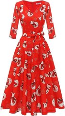 Bbonline naisten mekko, punainen hinta ja tiedot | Mekot | hobbyhall.fi