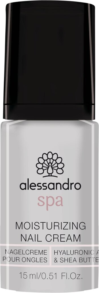 Alessandro SPA Moisturizing Nail Cream - syväkosteuttava kynsivoide, 15ml hinta ja tiedot | Kynsilakat ja kynsienhoitotuotteet | hobbyhall.fi