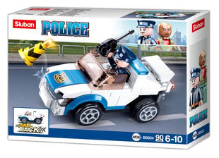 Rakenneltava poliisiauto Sluban B0824, 90 osaa hinta ja tiedot | LEGOT ja rakennuslelut | hobbyhall.fi