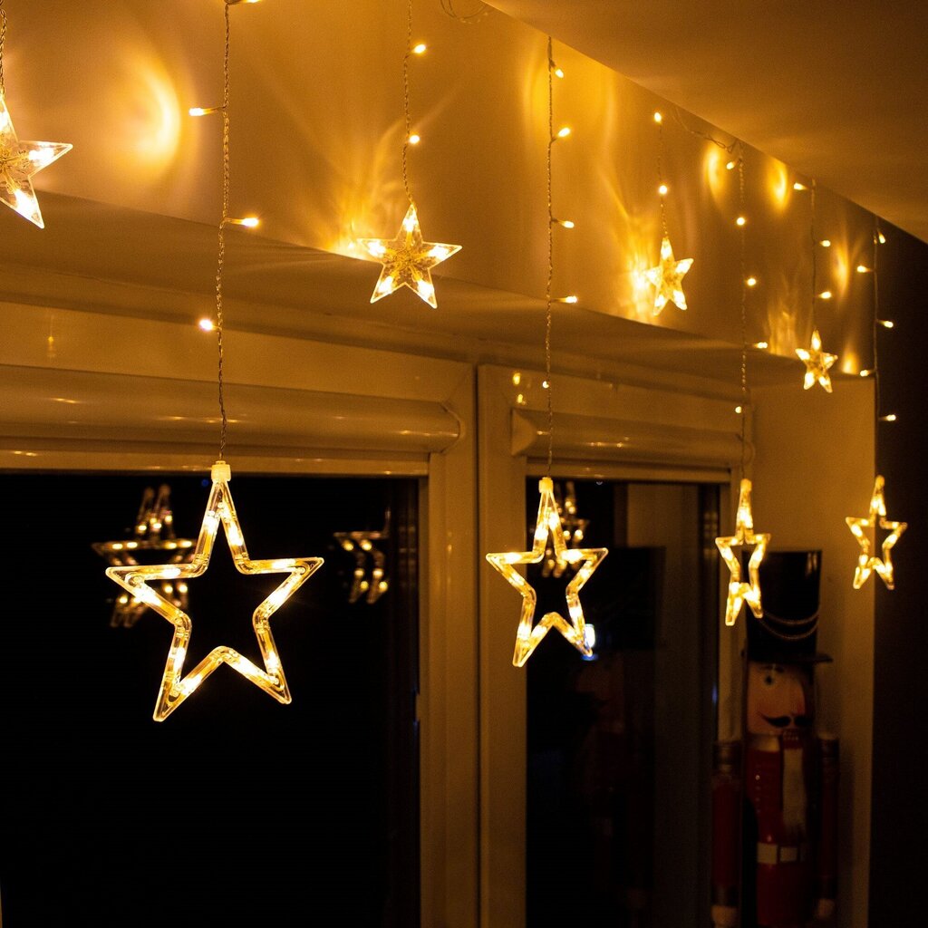 Garland-STAR jääpuikot, 92 LEDiä, IP44 hinta ja tiedot | Jouluvalot | hobbyhall.fi