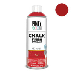 Spray maali PintyPlus Chalk, punainen, 400ml hinta ja tiedot | PintyPlus Maalit, laastit ja maalaustarvikkeet | hobbyhall.fi