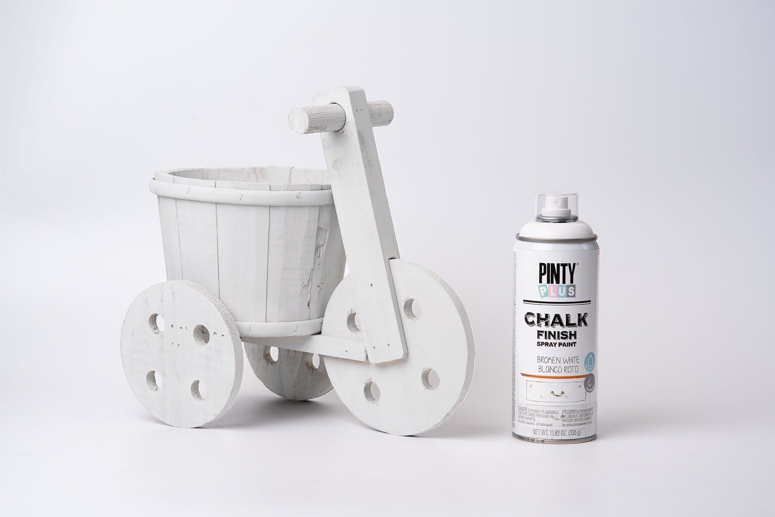 Spray maali PintyPlus Chalk, valkoinen, 400ml hinta ja tiedot | Maalit | hobbyhall.fi