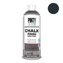 Spray maali PintyPlus Chalk, musta, 400ml hinta ja tiedot | PintyPlus Maalit, laastit ja maalaustarvikkeet | hobbyhall.fi
