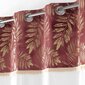 Douceur d'Intérieur Adelor -verho, violetti-vaaleanpunainen, 140 x 240 cm hinta ja tiedot | Verhot | hobbyhall.fi