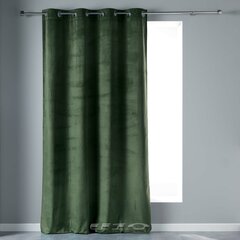 Douceur d'Intérieur Velvetine -samettiverho, vihreä, 140 x 280 cm hinta ja tiedot | Verhot | hobbyhall.fi