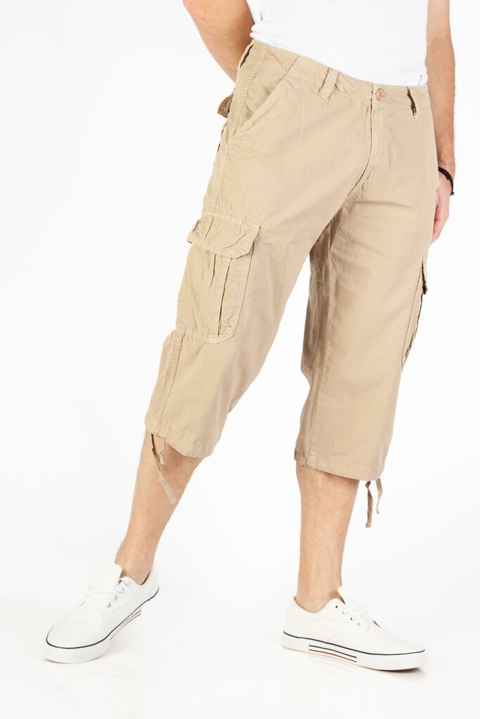 Kangasshortsit KENZARRO KD670792LIGHTBEIGE-32 hinta ja tiedot | Miesten shortsit | hobbyhall.fi