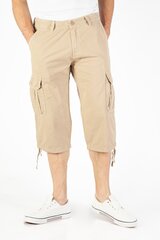 Kangasshortsit KENZARRO KD670792LIGHTBEIGE-32 hinta ja tiedot | Miesten shortsit | hobbyhall.fi