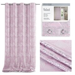 AmeliaHome Curtain Velvet Silver Leaves hinta ja tiedot | Verhot | hobbyhall.fi