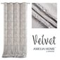 AmeliaHome verho Velvet Silver Leaves hinta ja tiedot | Verhot | hobbyhall.fi