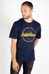 T-paita JACK & JONES 12236150NAVYBLAZER-M hinta ja tiedot | Miesten T-paidat | hobbyhall.fi