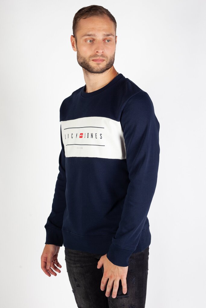 Collegepaita JACK & JONES 12236174NAVYBLAZER-M hinta ja tiedot | Miesten neuleet ja villapaidat | hobbyhall.fi