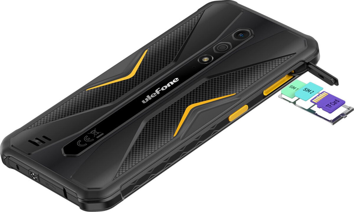 Ulefone Armor X12 Pro 4/64GB Black/Orange hinta ja tiedot | Matkapuhelimet | hobbyhall.fi