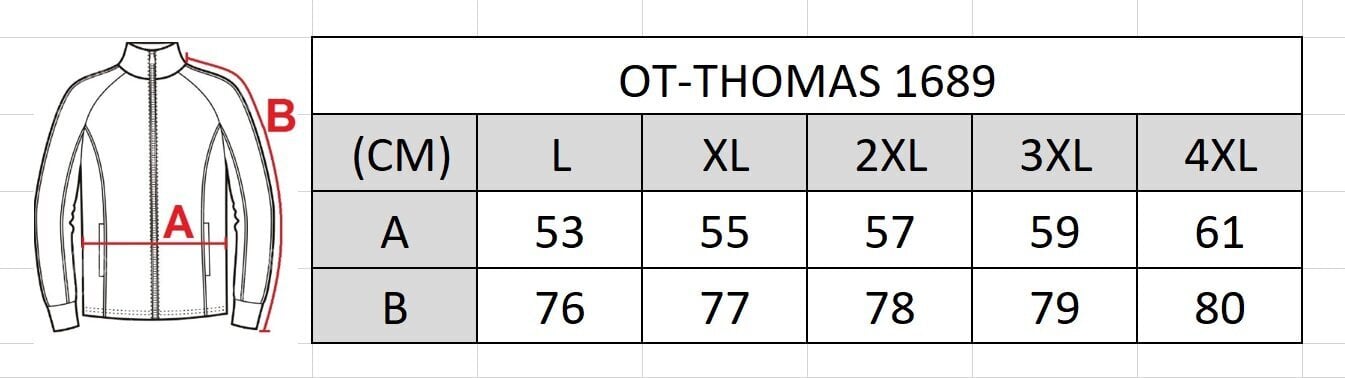 Miesten vetoketjullinen pusero Ot-thomas 1689, sininen hinta ja tiedot | Miesten neuleet ja villapaidat | hobbyhall.fi