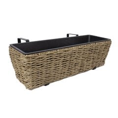 Parvekelaatikko WICKER hinta ja tiedot | Kukkaruukut | hobbyhall.fi