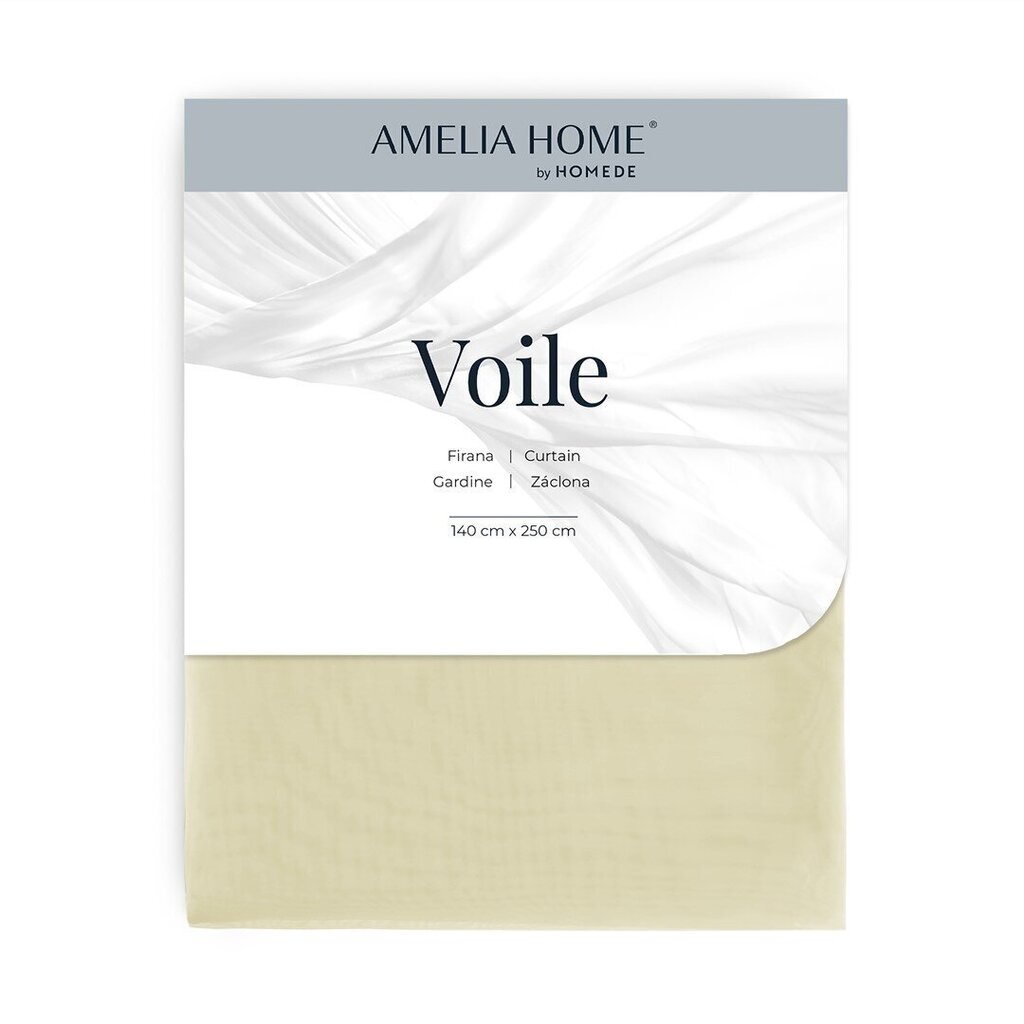 AmeliaHome -verho Voile hinta ja tiedot | Verhot | hobbyhall.fi