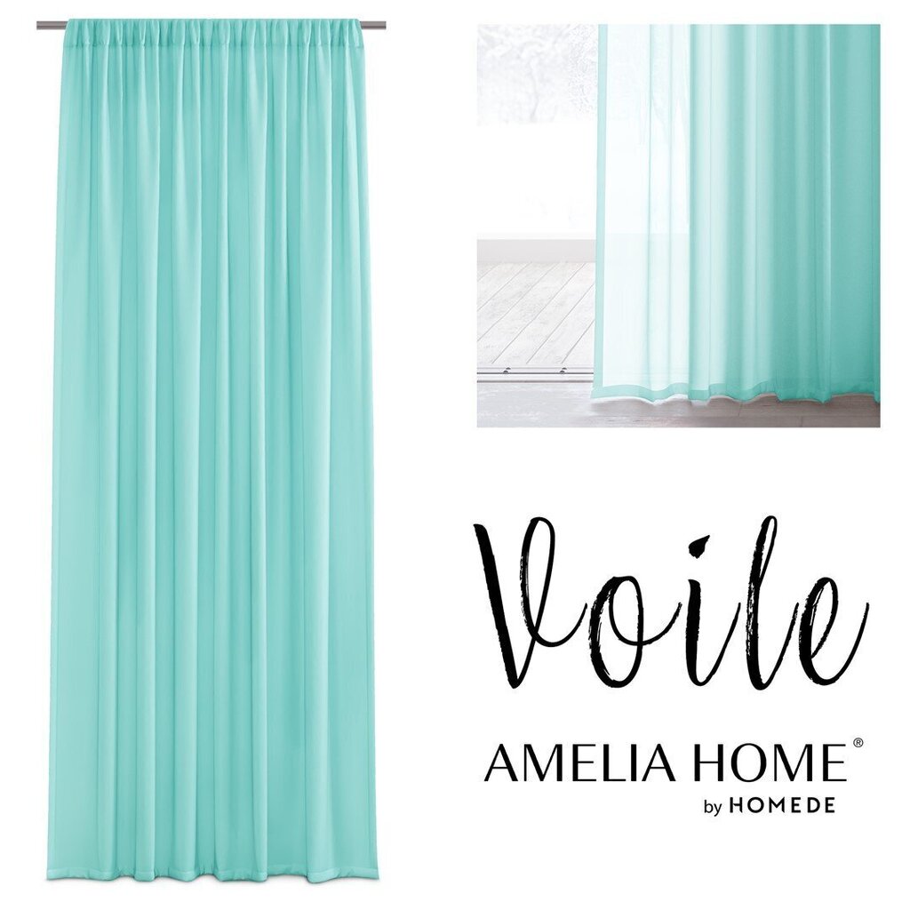 AmeliaHome -verho Voile hinta ja tiedot | Verhot | hobbyhall.fi