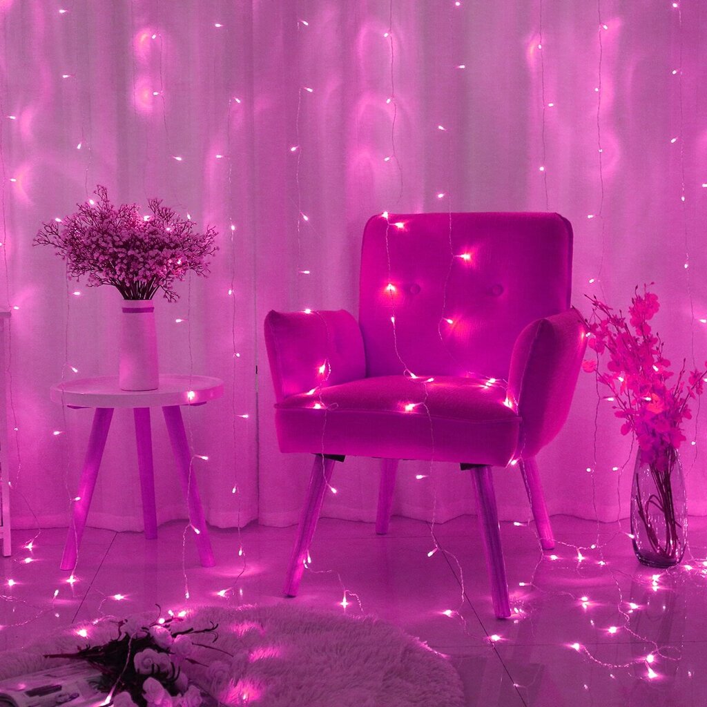 LED-valosarja 10 m, vaaleanpunainen väri hinta ja tiedot | LED-valonauhat | hobbyhall.fi