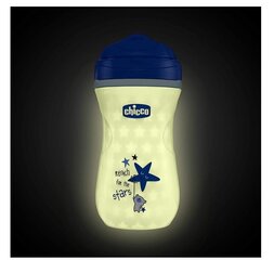 Chicco Glowing Cup lasten juomamuki, sininen, 200 ml hinta ja tiedot | Tuttipullot ja tarvikkeet | hobbyhall.fi