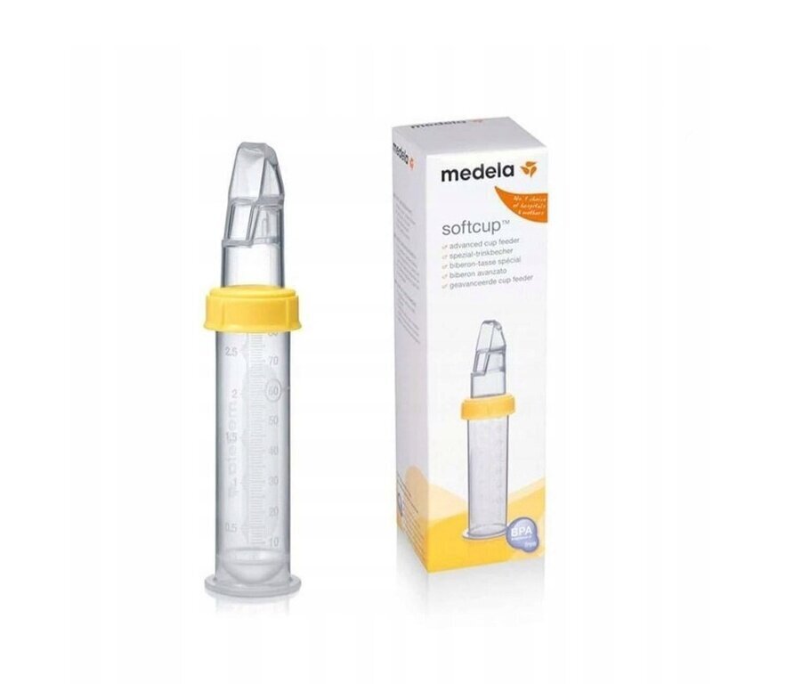 Medela SoftCup 0400 tuttipullo lusikalla, 80 ml hinta ja tiedot | Tuttipullot ja tarvikkeet | hobbyhall.fi