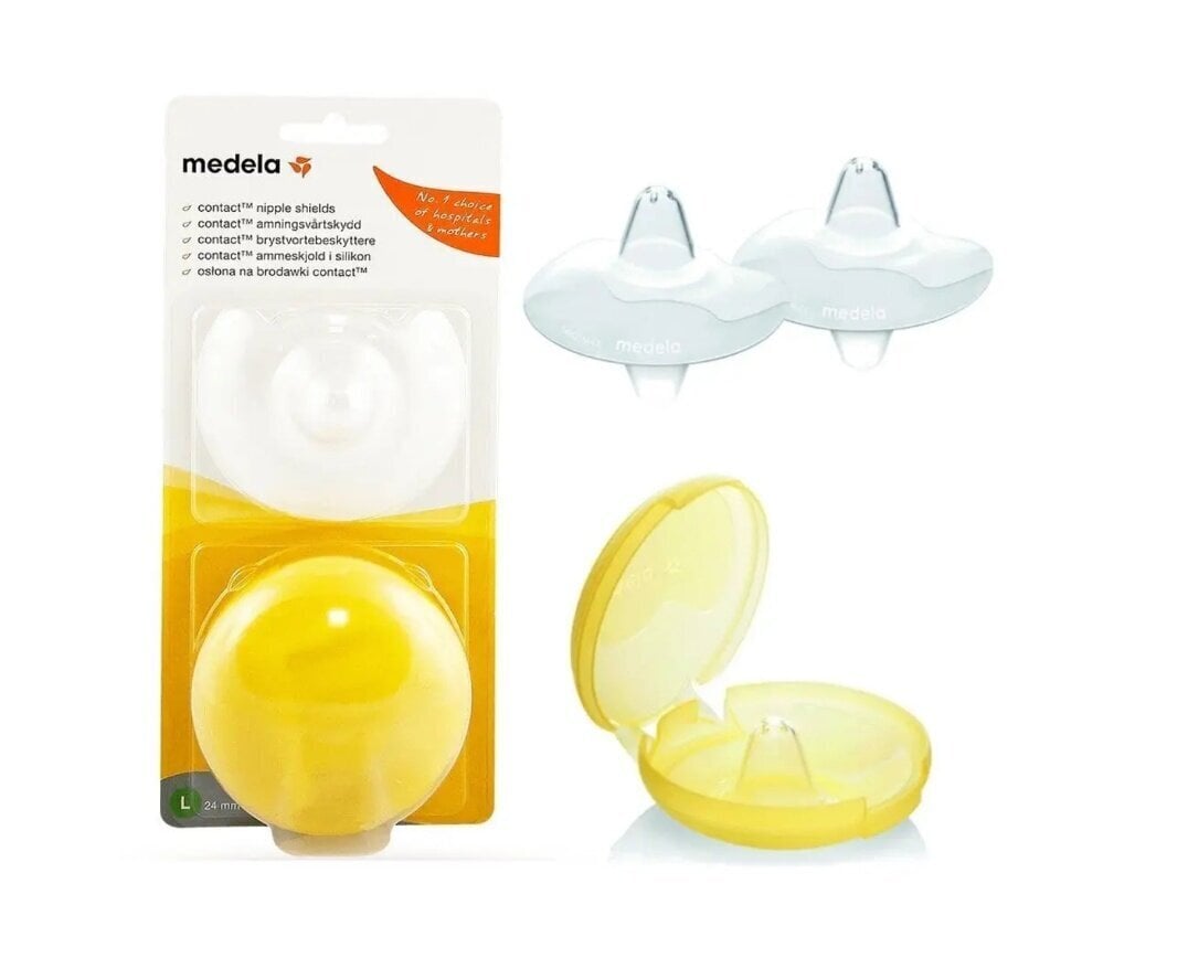 Medela nännisuojat 1632, koko L, 2 kpl hinta ja tiedot | Imetystuotteet | hobbyhall.fi