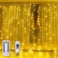 LED-nauha, keltainen, 3 m x 3 m hinta ja tiedot | Jouluvalot | hobbyhall.fi