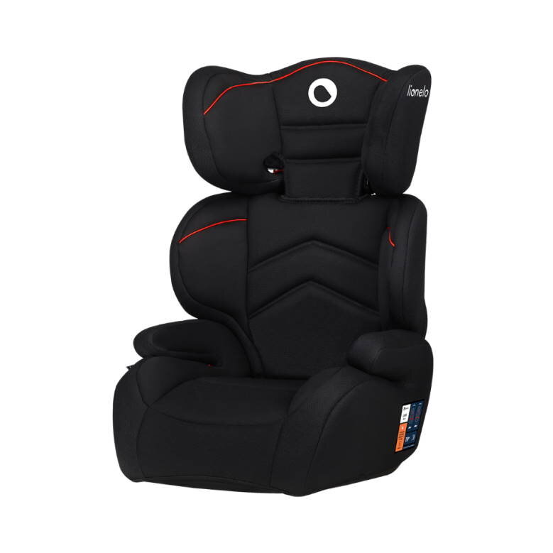 Turvaistuin Lionelo Lars i-Size, 15-36 kg, Sporty Black Red hinta ja tiedot | Turvaistuimet | hobbyhall.fi