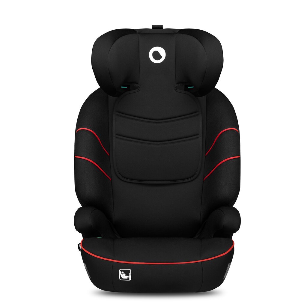 Turvaistuin Lionelo Lars i-Size, 15-36 kg, Sporty Black Red hinta ja tiedot | Turvaistuimet | hobbyhall.fi