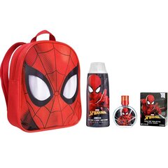 Setti Spiderman: reppu + EDT 50 ml + suihkugeeli 300 ml hinta ja tiedot | Lasten hajusteet | hobbyhall.fi