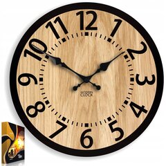 Tamminen seinäkello ModernClock 33cm hinta ja tiedot | Kellot | hobbyhall.fi