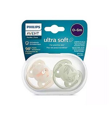 Tutit Philips Avent SCF091/07, 2 kpl, 0-6kk, oranssi/vihreä hinta ja tiedot | Tutit | hobbyhall.fi