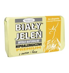 Biały Jeleń Hypoallergeeninen luonnonsaippua kauralla ja pellavalla 100g hinta ja tiedot | Saippuat | hobbyhall.fi