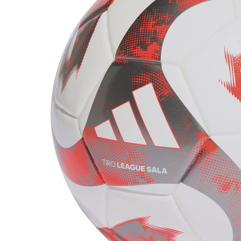 Jalkapallo Adidas Tiro League Sala HT2425, valkoinen/harmaa/punainen hinta ja tiedot | Jalkapallot | hobbyhall.fi