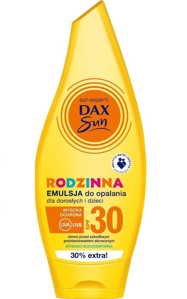 Perheruskettava emulsio aikuisille ja lapsille SPF30 250ml hinta ja tiedot | Aurinkovoiteet | hobbyhall.fi