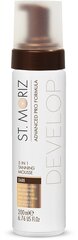 St. Moriz Itseruskettava vaahto (5 in 1 Tanning Mousse Dark) 200 ml hinta ja tiedot | Aurinkovoiteet | hobbyhall.fi