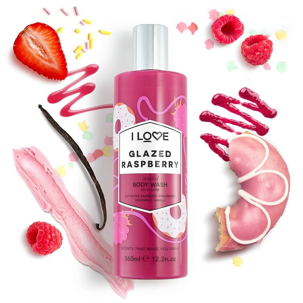 Suihkugeeli Glazed Raspberry (Body Wash) 360 ml hinta ja tiedot | Suihkusaippuat ja suihkugeelit | hobbyhall.fi