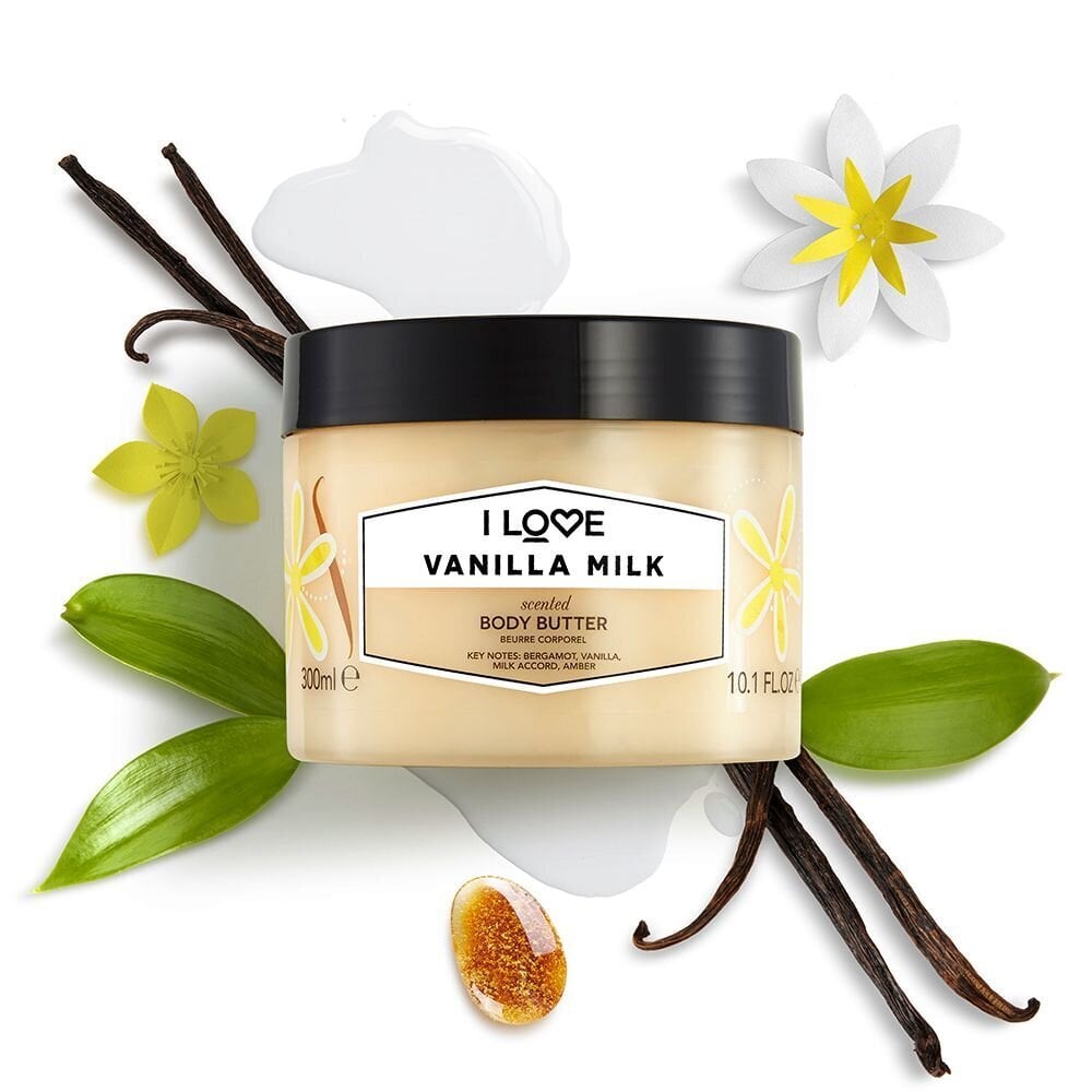 I Love Body Butter Vaniljamaito (Body Butter) 300 ml hinta ja tiedot | Vartalovoiteet ja -emulsiot | hobbyhall.fi