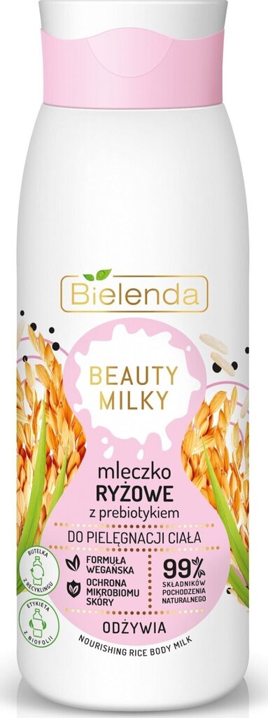 Beauty Milky riisimaito prebiootilla vartalonhoitoon 400ml hinta ja tiedot | Vartalovoiteet ja -emulsiot | hobbyhall.fi