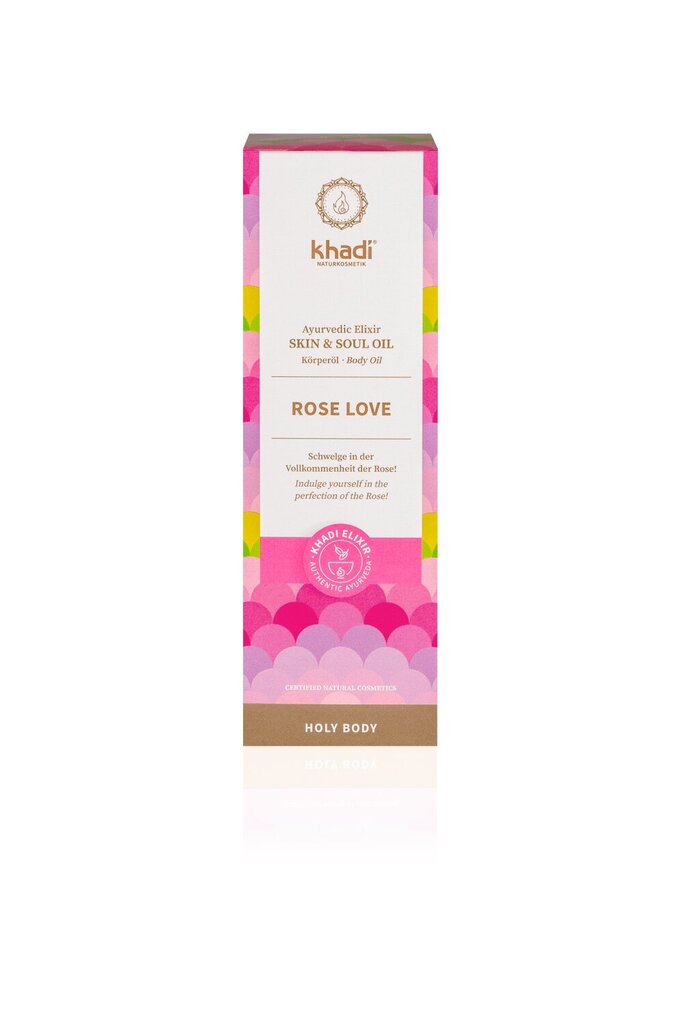 Skin & Soul -ravitseva vartaloöljy Rose Love 100ml hinta ja tiedot | Vartalovoiteet ja -emulsiot | hobbyhall.fi