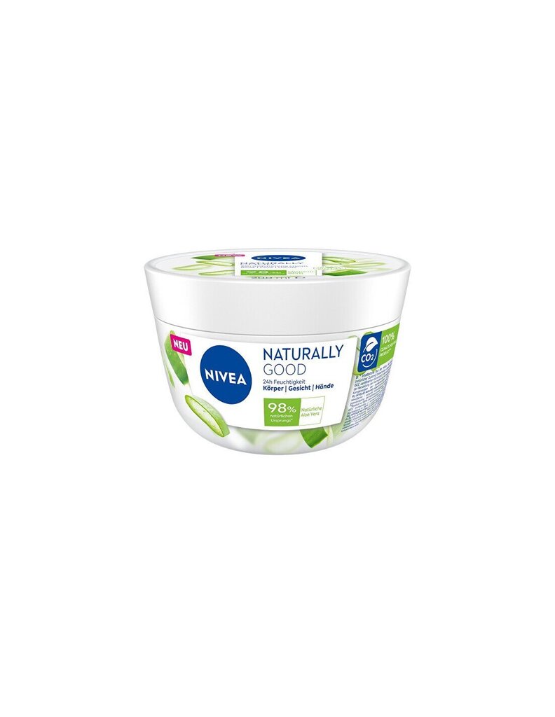 Nivea Kosteuttava voide kasvoille, vartalolle ja käsille Naturally Good (Cream) 200 ml hinta ja tiedot | Vartalovoiteet ja -emulsiot | hobbyhall.fi