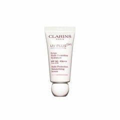 Suojaava voide Clarins SPF 50 UV+ Anti-pollution, 30 ml hinta ja tiedot | Aurinkovoiteet | hobbyhall.fi