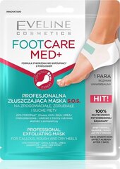 Foot Care Med+ ammattimainen kuoriva kantapäänaamio 1 pari hinta ja tiedot | Vartalovoiteet ja -emulsiot | hobbyhall.fi