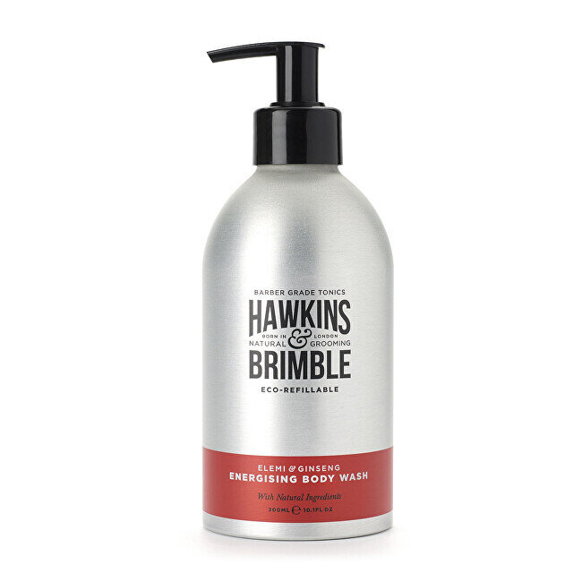 Hawkins & Brimble Virkistävä suihkugeeli Eco-Refillable (Energizing Body Wash) 300 ml hinta ja tiedot | Suihkusaippuat ja suihkugeelit | hobbyhall.fi